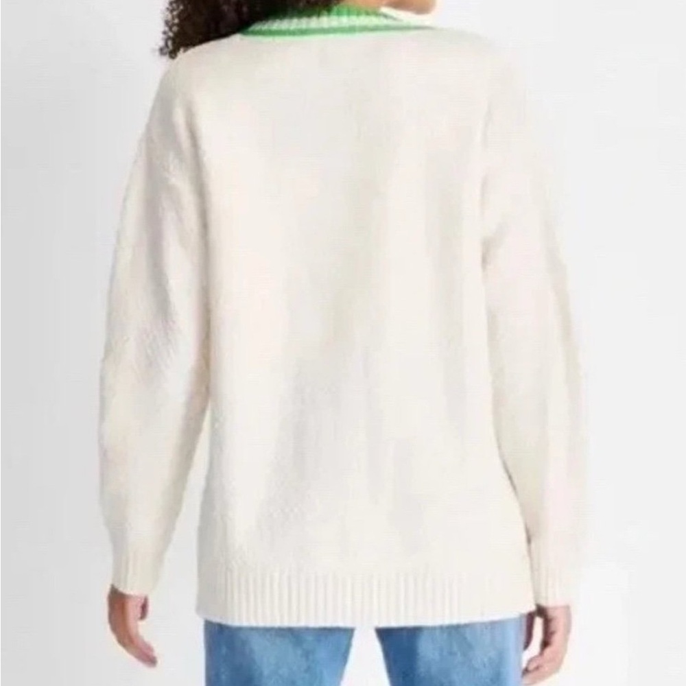 Future Collective Kahlana Barfield Ivory Women’s XXS Cardigan Sweater - Picture 2 of 13
